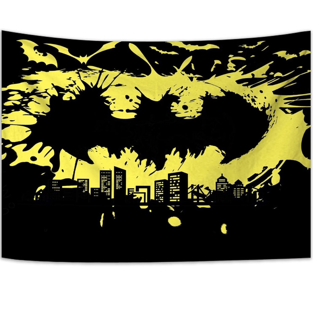 NWT Batman-Inspired Gotham City Tapestry - 40x60”